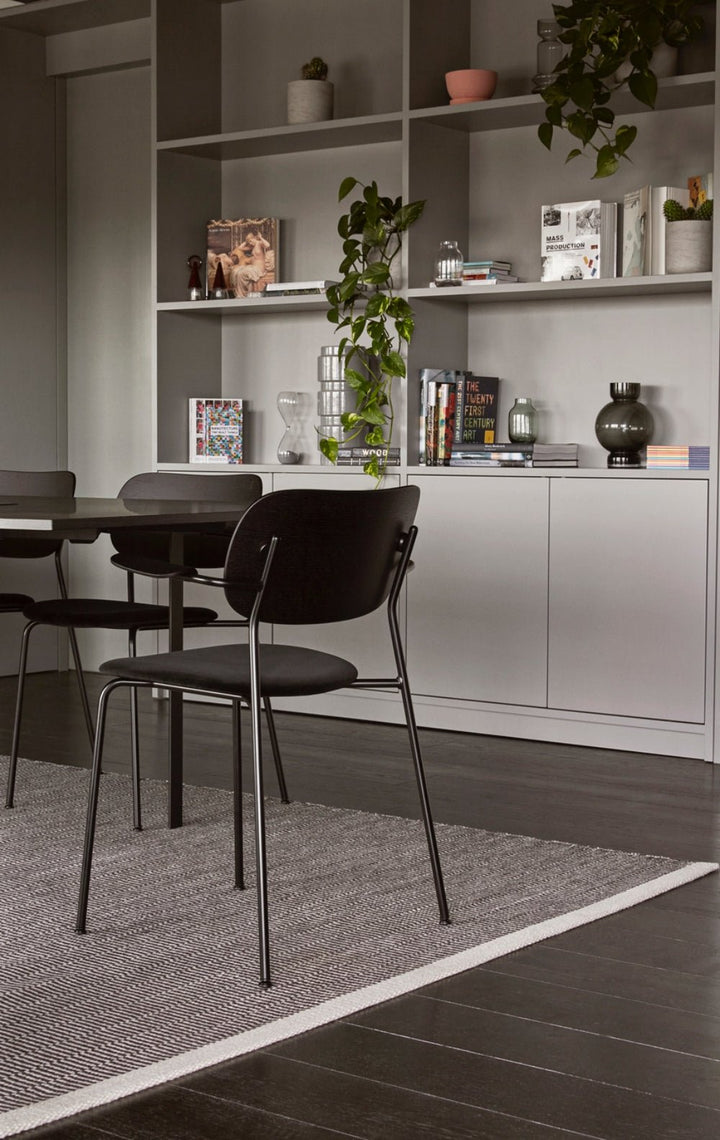 Co Chair - w/o Armrest - Audo Copenhagen - Chairs - Chrome / Dark Stained Oak - HORNE