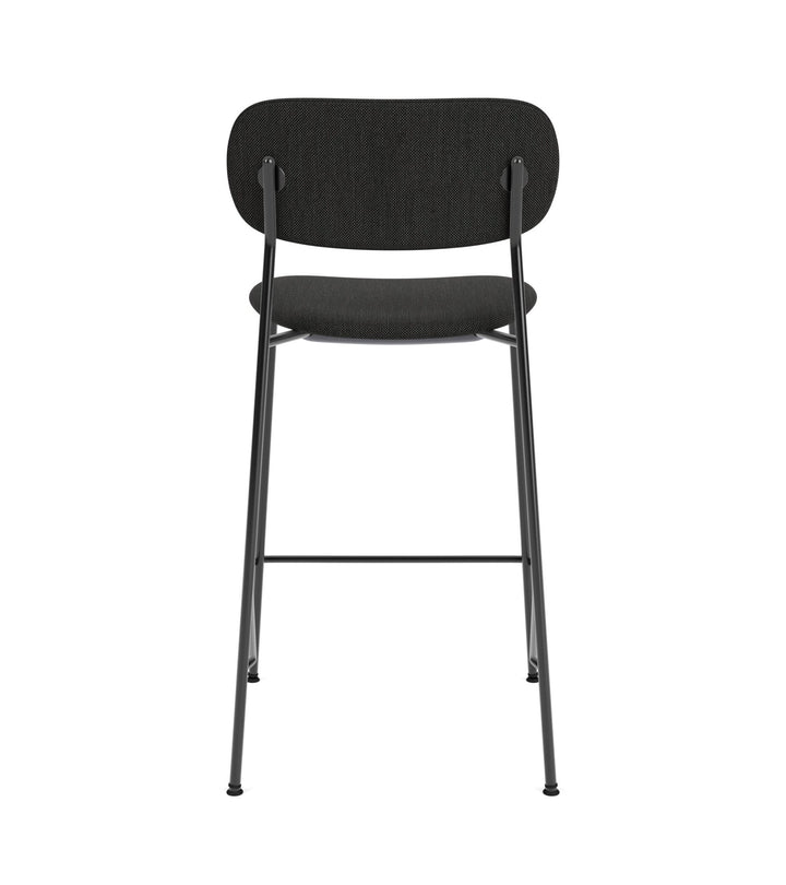 Co Counter Chair - Fully Upholstered - Audo Copenhagen - Chairs - Black Steel/ Re - wool 0198 (Black) - HORNE