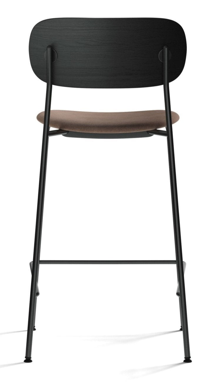 Co Counter Chair - Upholstered Seat - Audo Copenhagen - Chairs - Black Oak/Reflect 0344 - HORNE