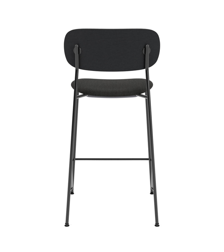 Co Counter Chair - Upholstered Seat - Audo Copenhagen - Chairs - Black Oak/ Re - wool 0198 (Black) - HORNE