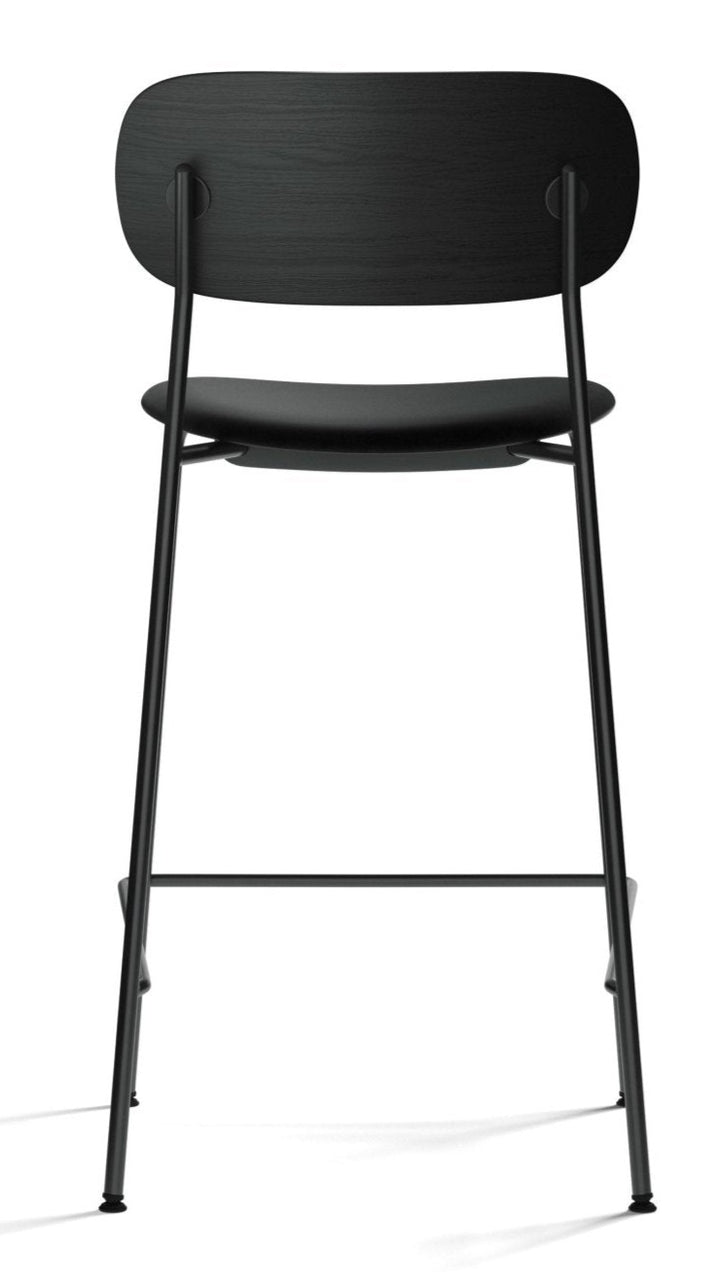 Co Counter Chair - Upholstered Seat - Audo Copenhagen - Chairs - Black Oak/Dakar 0842 - HORNE