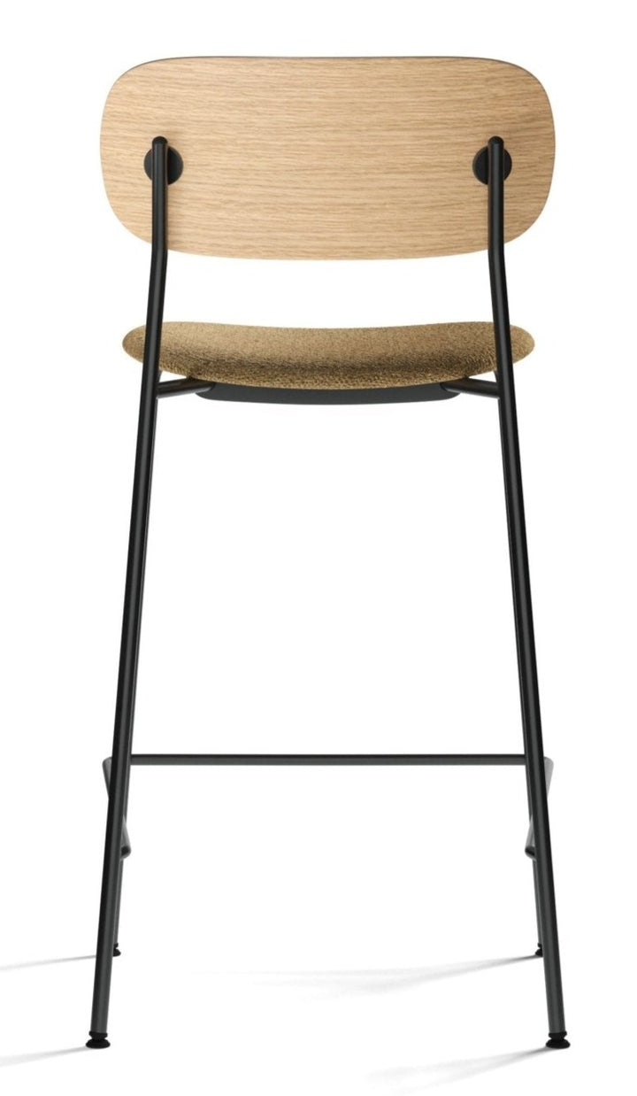 Co Counter Chair - Upholstered Seat - Audo Copenhagen - Chairs - Natural Oak/Boucle 06 - HORNE