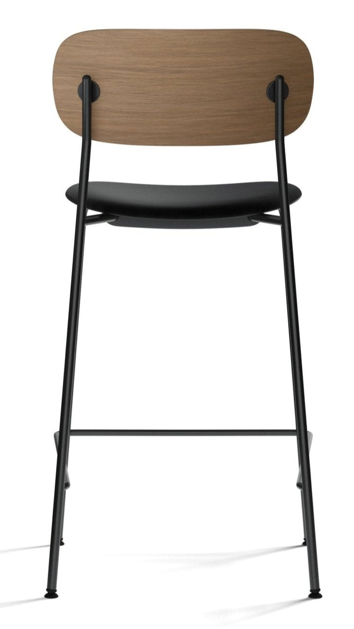 Co Counter Chair - Upholstered Seat - Audo Copenhagen - Chairs - Dark Stained Oak/Dakar 0842 - HORNE