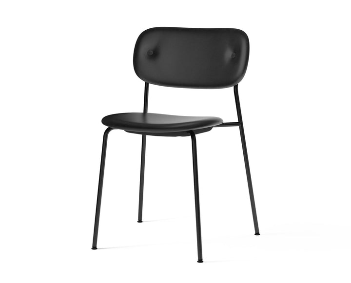 Co Dining Chair - Fully Upholstered - Audo Copenhagen - Chairs - Black - Dakar 0842 Leather - HORNE