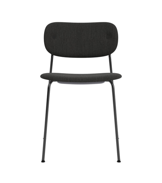 Co Dining Chair - Fully Upholstered - Audo Copenhagen - Chairs - Black - Re - wool 0198 (Black) - HORNE