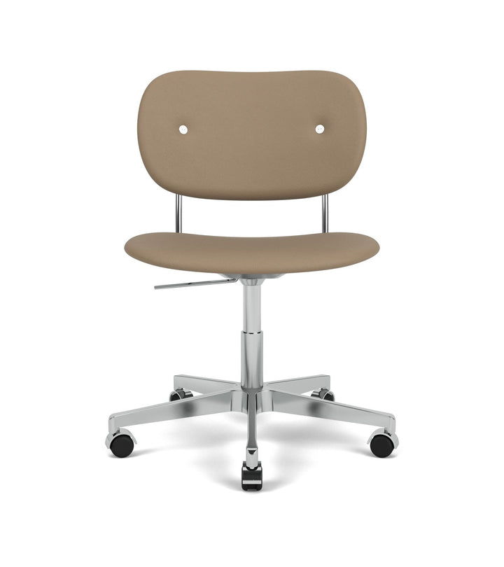 Co Task Chair - Fully Upholstered - Audo Copenhagen - Chairs - Sierra Leather 1611 (Stone) - No Armrests - HORNE