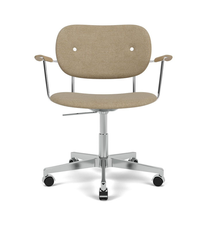 Co Task Chair - Fully Upholstered - Audo Copenhagen - Chairs - Audo Boucle 02 (Beige) - Armrests - HORNE