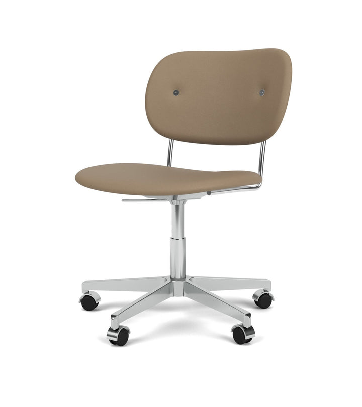 Co Task Chair - Fully Upholstered - Audo Copenhagen - Chairs - Sierra Leather 1611 (Stone) - No Armrests - HORNE