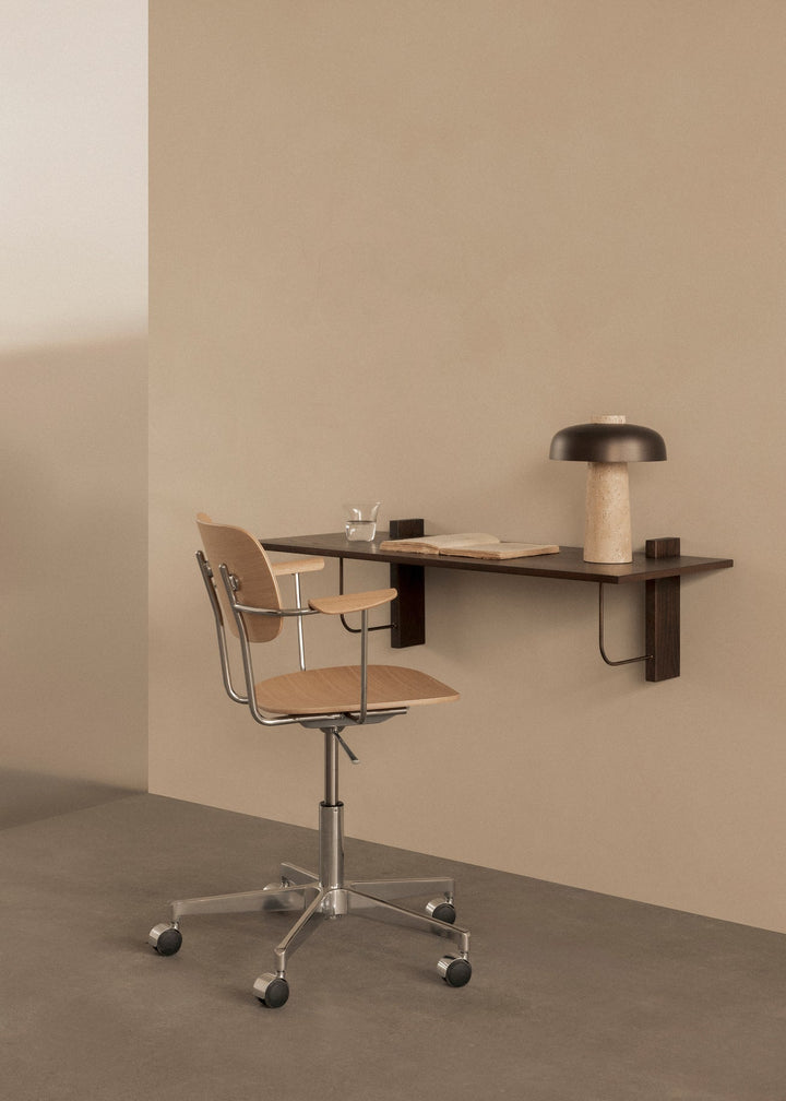Co Task Chair - Veneer - Audo Copenhagen - Chairs - Dark Stained Oak - Armrests - HORNE