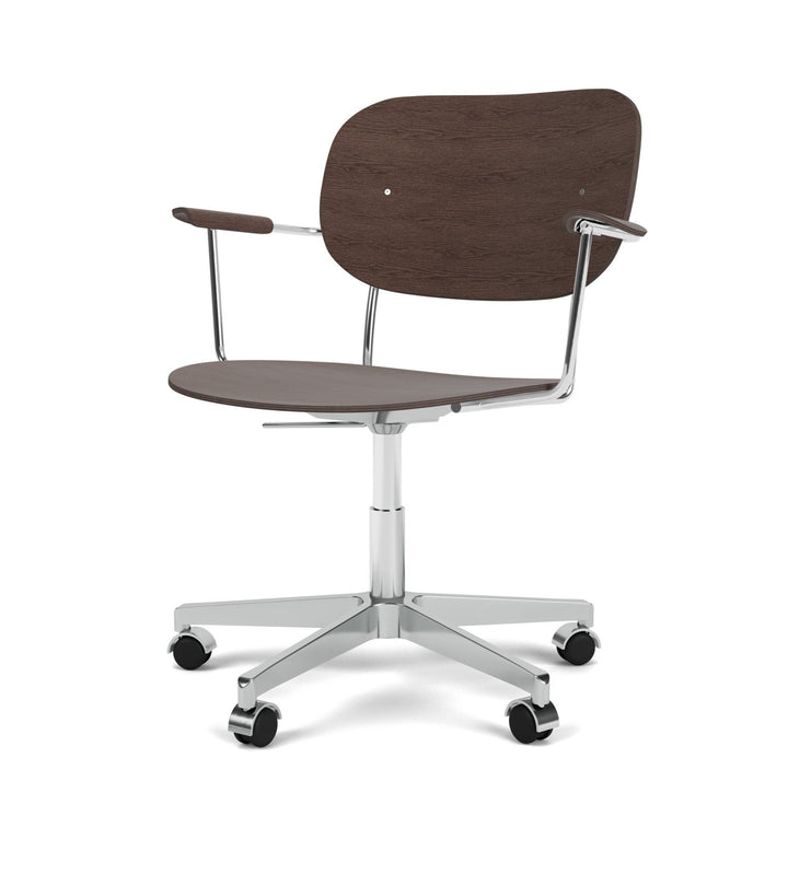 Co Task Chair - Veneer - Audo Copenhagen - Chairs - Dark Stained Oak - Armrests - HORNE