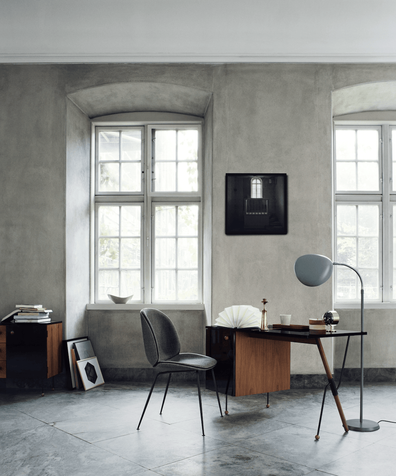 Cobra Floor Lamp - Gubi - Floor Lamps - Semi Matte Black - HORNE