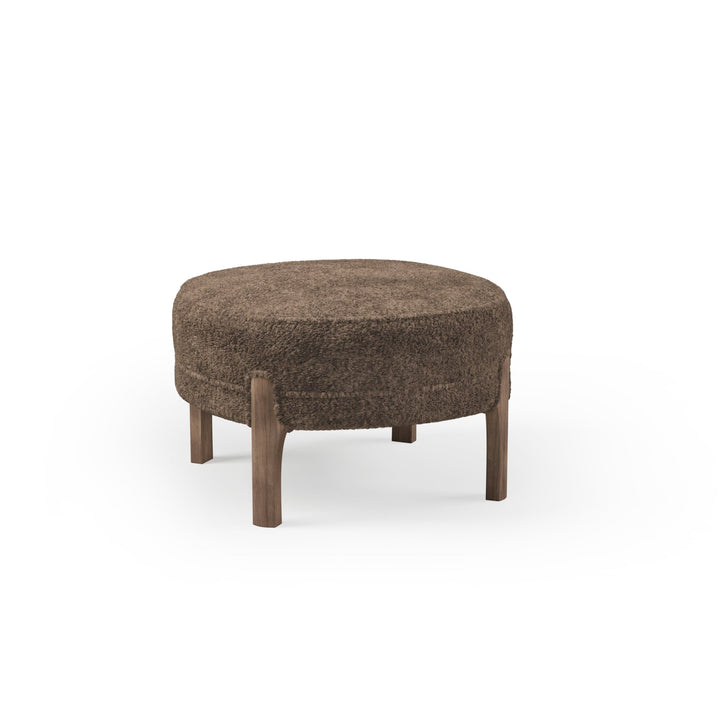 Cocktail Pouf - Warm Nordic - Stools + Benches + Ottomans - Sheepskin Drake - HORNE
