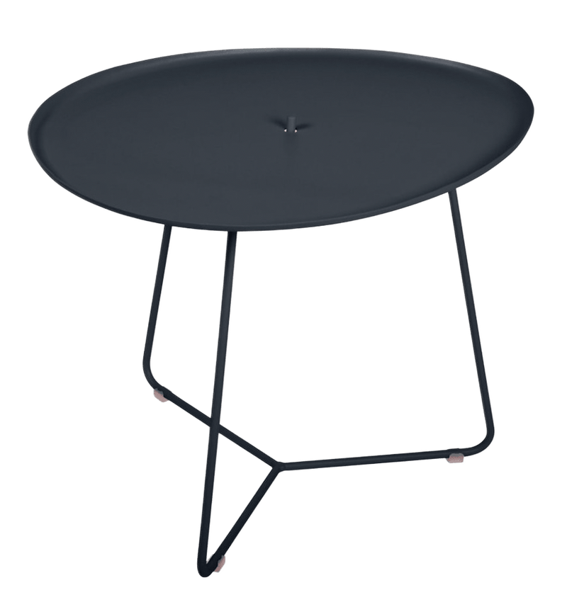 Cocotte Low Table with Removable Tray - Fermob - Outdoor Furniture - Black Cherry - HORNE