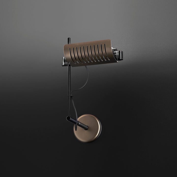 Colombo Wall Lamp - Oluce - Wall Sconces - Black - HORNE