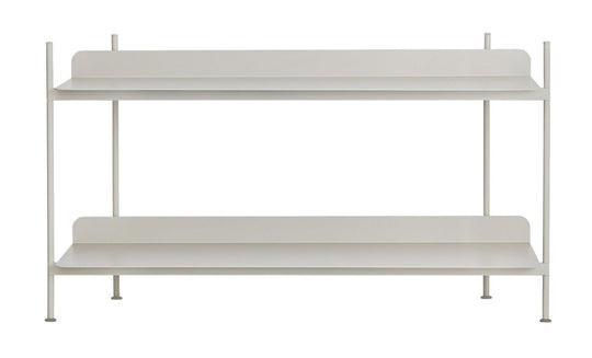 Compile Shelving System - Muuto - Shelving - Config 1 - Grey - HORNE