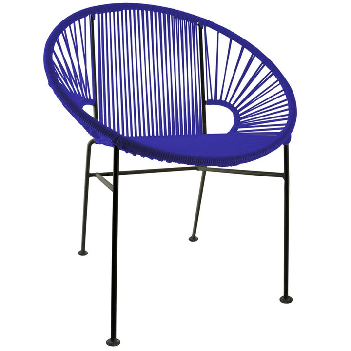 Concha Chair - Black Frame - Set of 2 - Innit Designs - Chairs - Deep Blue - HORNE