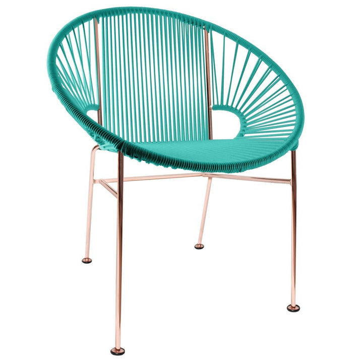 Concha Chair - Copper Base - Set of 2 - Innit Designs - Chairs - Turquoise - HORNE