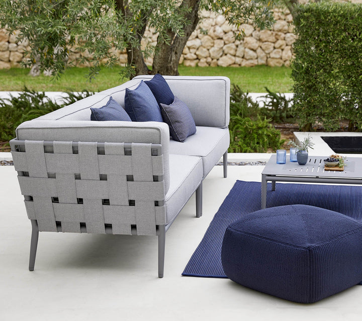 Conic 2 Seater Sofa - Cane Line - Outdoor Furniture - Right Module - Grey - HORNE