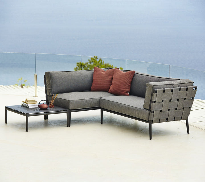 Conic Coffee Table - Cane Line - Outdoor Furniture - Light Grey - HORNE