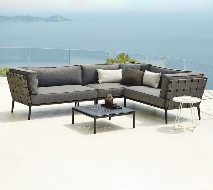 Conic Coffee Table - Cane Line - Outdoor Furniture - Light Grey - HORNE