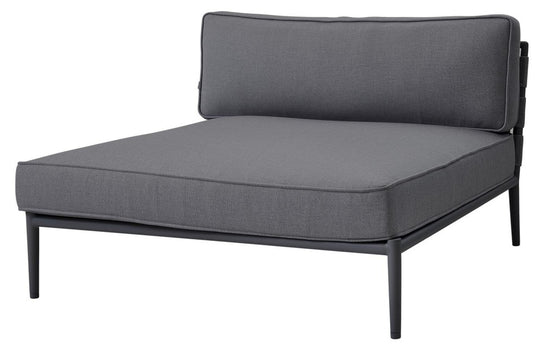 Conic Daybed Module - Cane Line - Outdoor Furniture - Dark Grey - HORNE