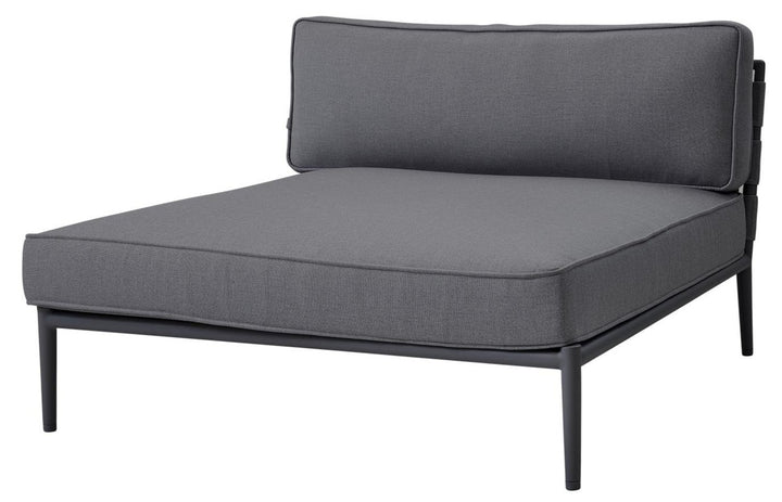 Conic Daybed Module - Cane Line - Outdoor Furniture - Dark Grey - HORNE