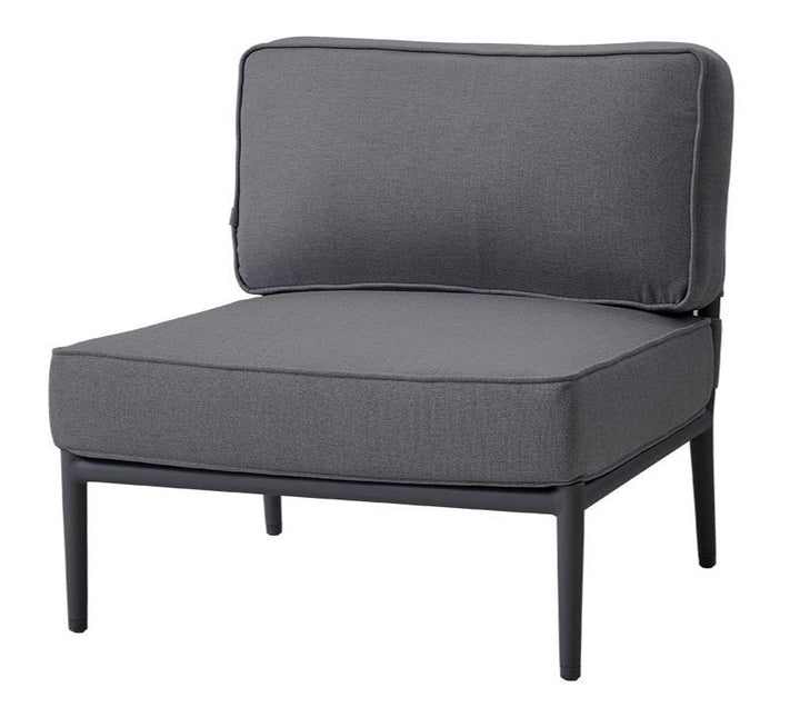 Conic Single Seater Module - Cane Line - Outdoor Furniture - Grey - HORNE