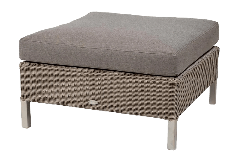 Connect Footstool - Cane Line - Outdoor Furniture - No Cushion - HORNE