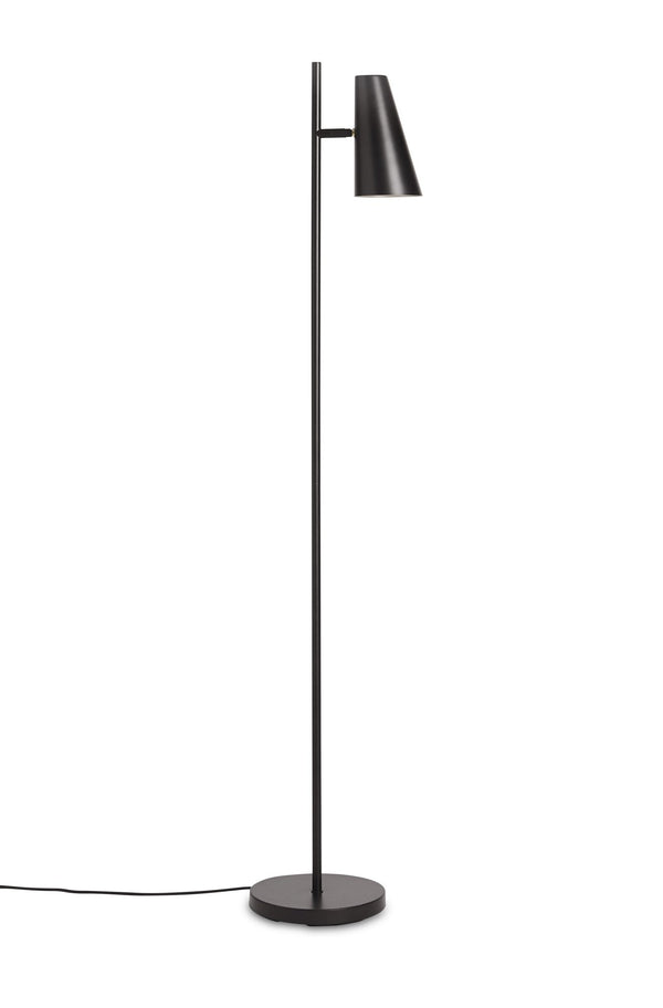 Cono Floor Lamp - Woud - Lamps - Black - HORNE