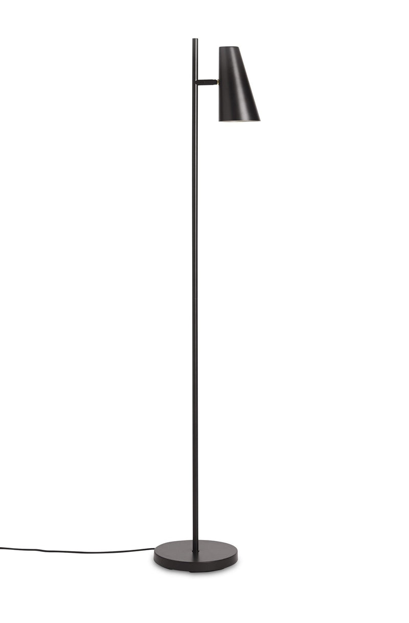 Cono Floor Lamp - Woud - Lamps - Black - HORNE