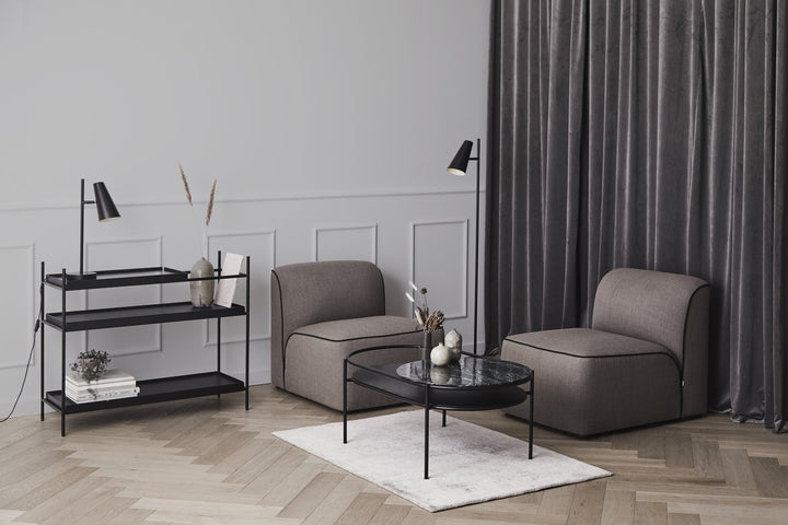 Cono Table Lamp - Woud - Lamps - Satin Silver - HORNE
