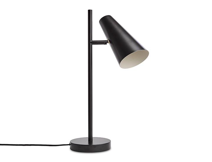 Cono Table Lamp - Woud - Lamps - Satin Silver - HORNE