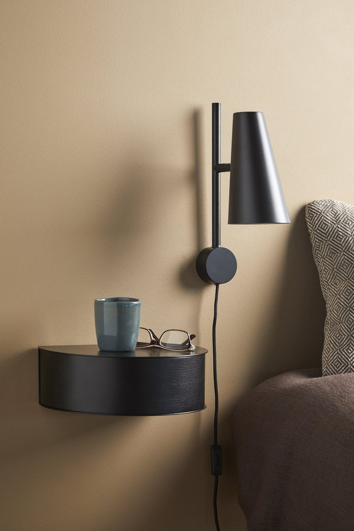 Cono Wall Lamp - Woud - Lamps - Satin Silver - HORNE