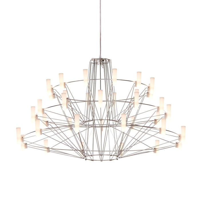 Coppélia Suspended Chandelier - Moooi - Chandeliers - Small - Chrome - HORNE