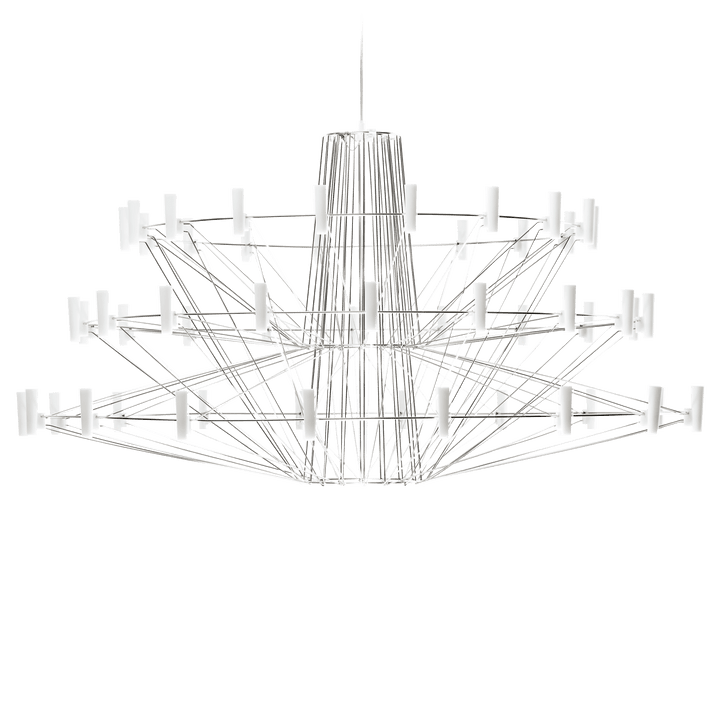 Coppélia Suspended Chandelier - Moooi - Chandeliers - Large - Chrome - HORNE