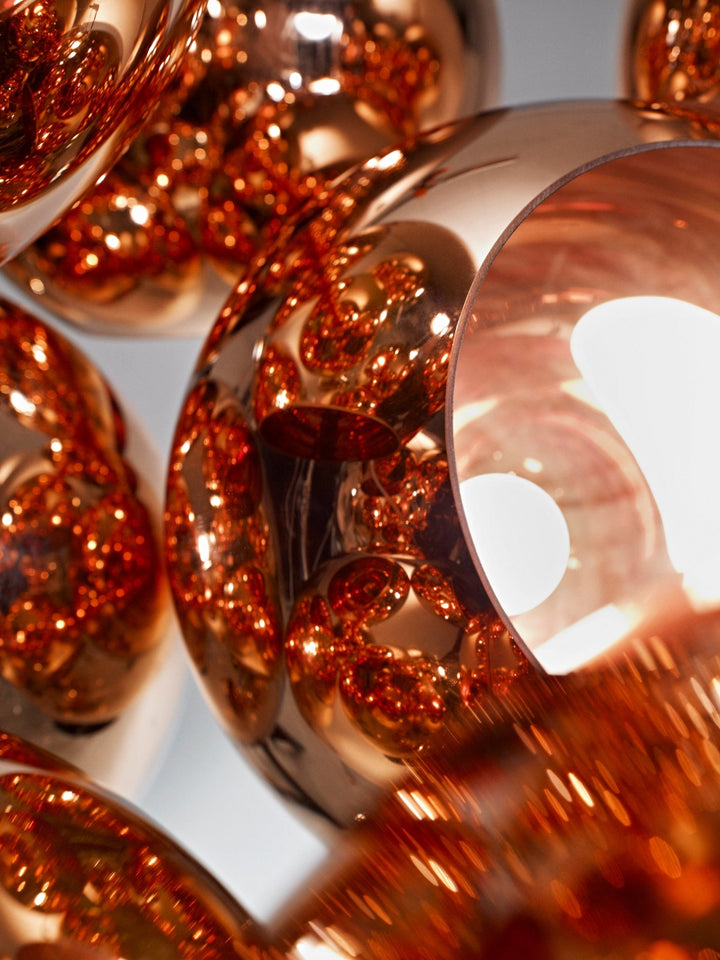 Copper LED Round 45 Pendant - Tom Dixon - Pendants - HORNE
