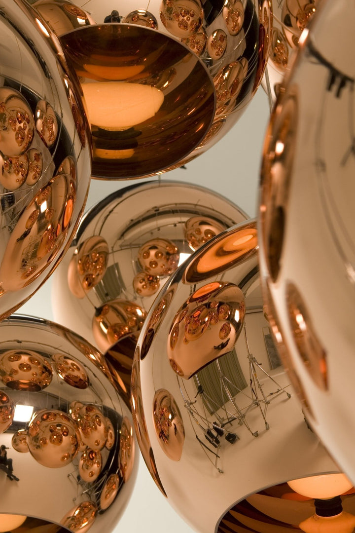 Copper LED Round 45 Pendant - Tom Dixon - Pendants - HORNE