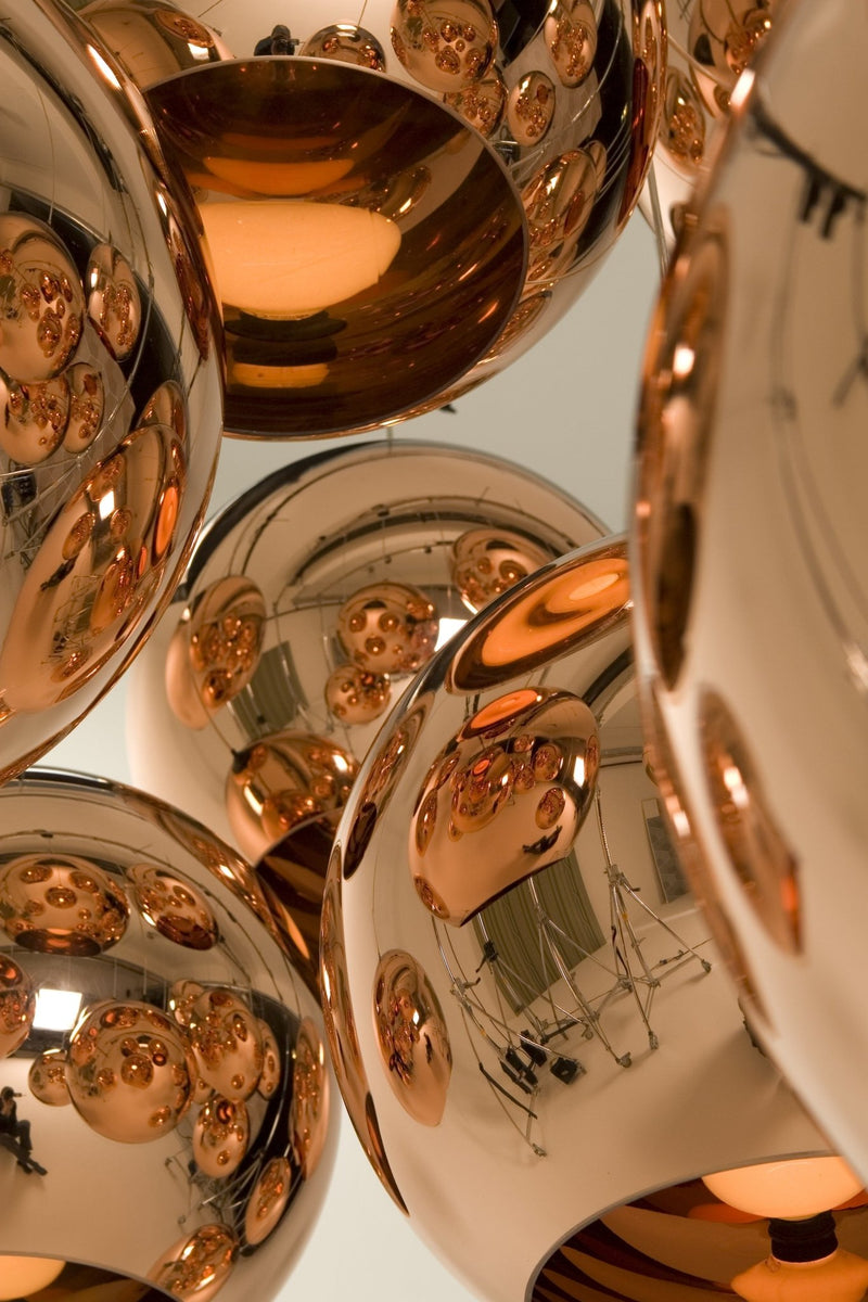 Copper LED Round 45 Pendant - Tom Dixon - Pendants - HORNE