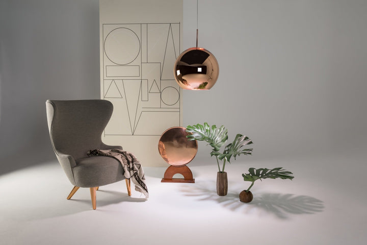 Copper LED Round 45 Pendant - Tom Dixon - Pendants - HORNE