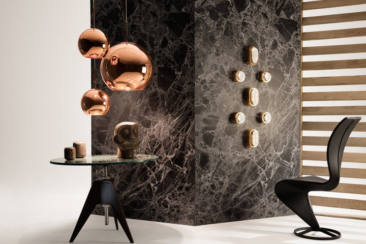 Copper LED Round 45 Pendant - Tom Dixon - Pendants - HORNE