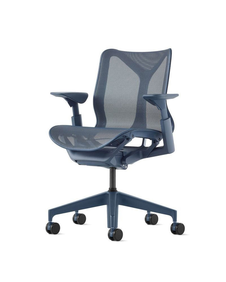 Cosm™ Chair - Low Back - Herman Miller® - Chairs - Fixed Arms - Nightfall Frame/Chassis/Base - HORNE