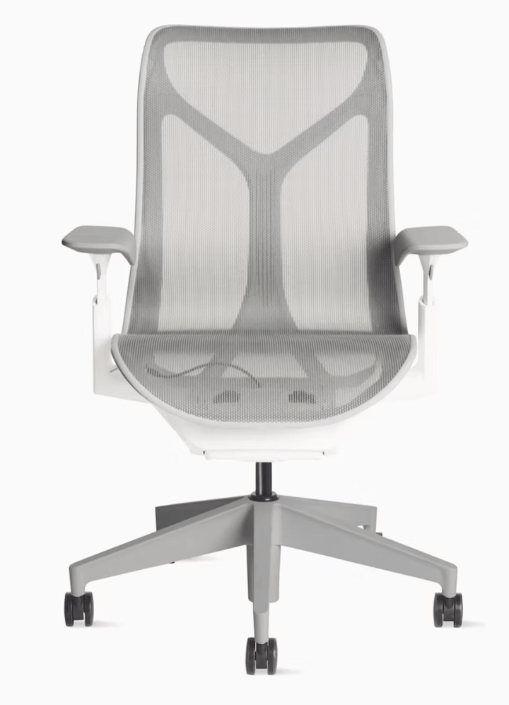 Cosm™ Chair - Mid Back - Herman Miller® - Chairs - White Frame/Chassis with Mineral Base - HORNE