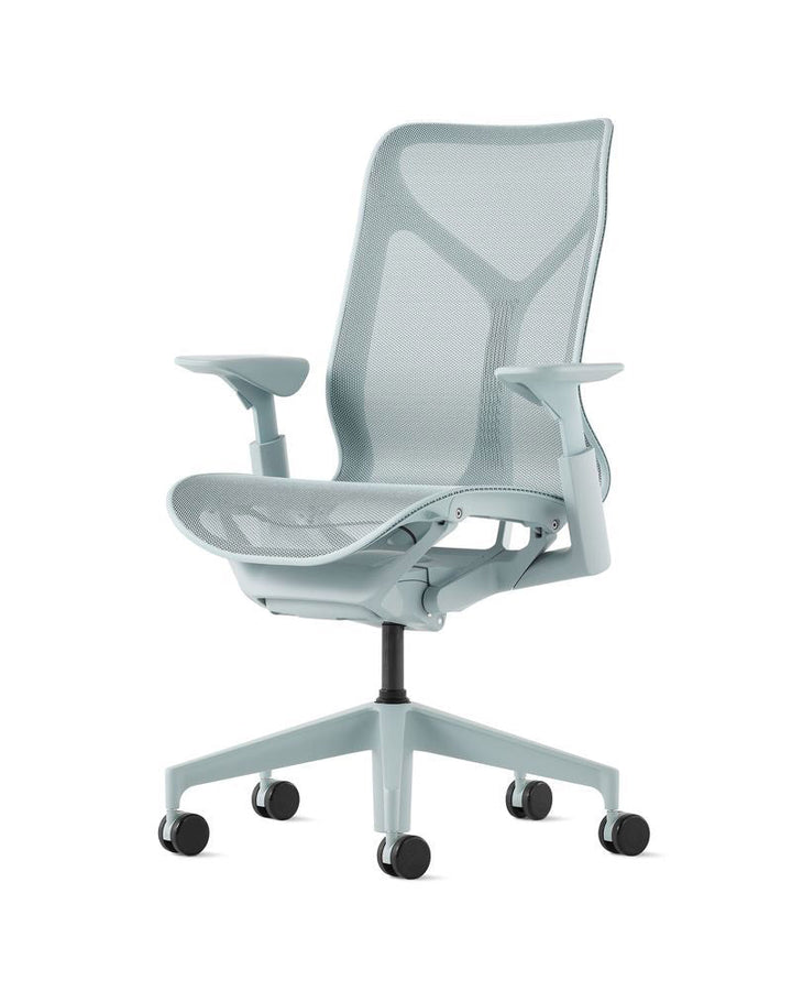 Cosm™ Chair - Mid Back - Herman Miller® - Chairs - White Frame/Chassis with Mineral Base - HORNE