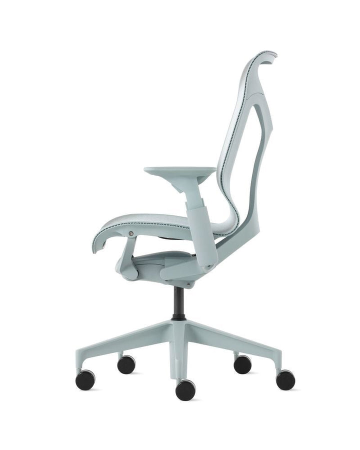 Cosm™ Chair - Mid Back - Herman Miller® - Chairs - White Frame/Chassis with Mineral Base - HORNE