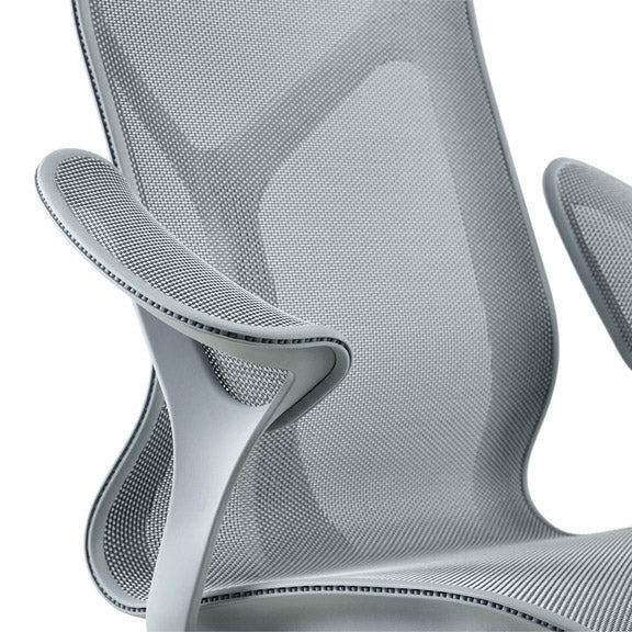 Cosm™ Chair - Mid Back - Herman Miller® - Chairs - White Frame/Chassis with Mineral Base - HORNE