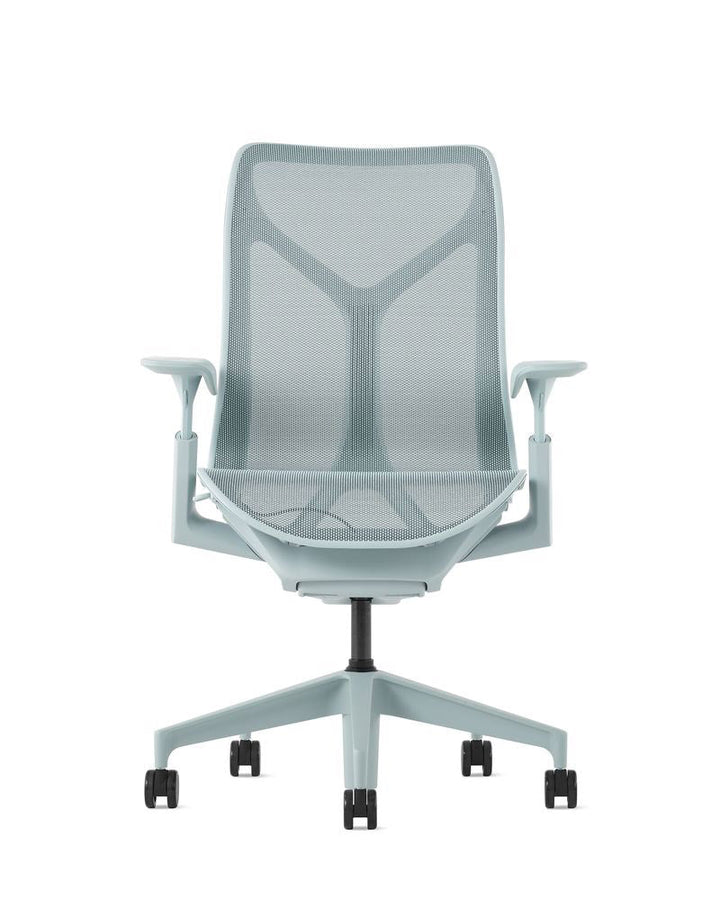 Cosm™ Chair - Mid Back - Herman Miller® - Chairs - White Frame/Chassis with Mineral Base - HORNE