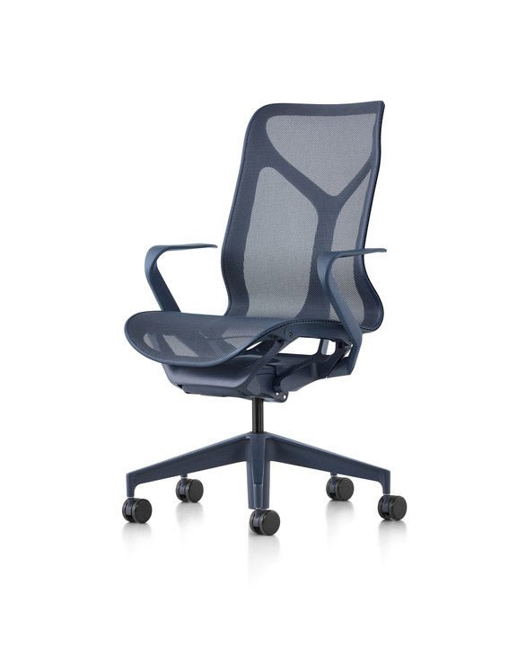 Cosm™ Chair - Mid Back - Herman Miller® - Chairs - White Frame/Chassis with Mineral Base - HORNE