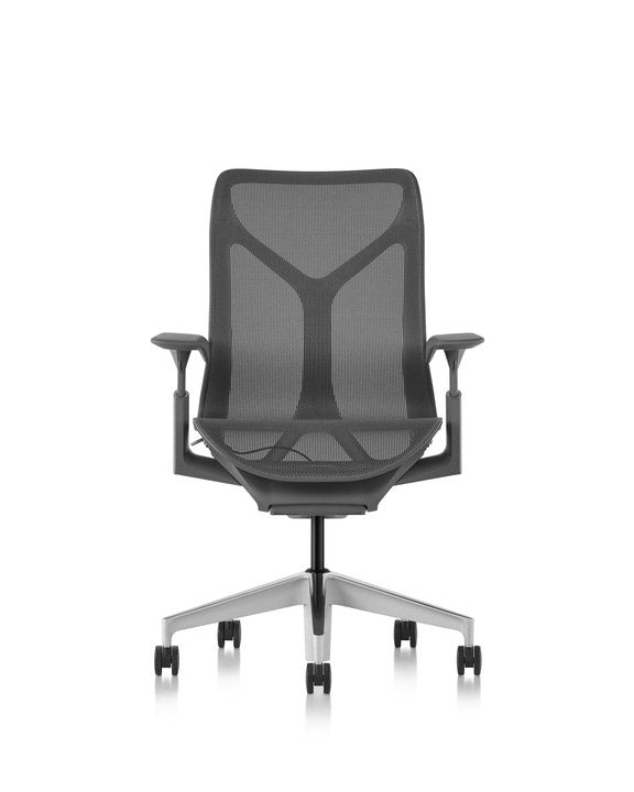 Cosm™ Chair - Mid Back - Herman Miller® - Chairs - White Frame/Chassis with Mineral Base - HORNE