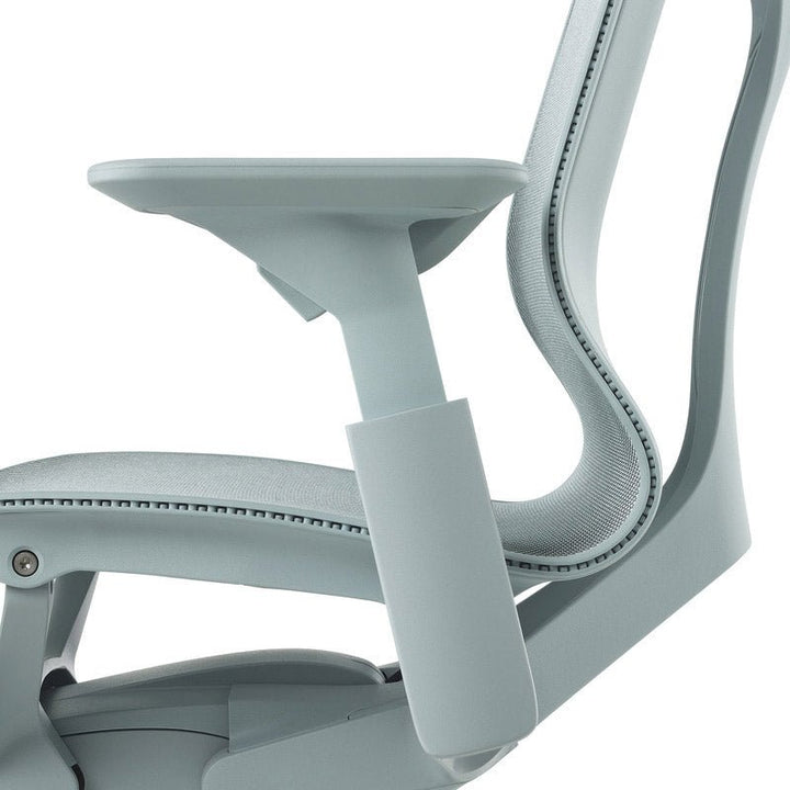 Cosm™ Chair - Mid Back - Herman Miller® - Chairs - White Frame/Chassis with Mineral Base - HORNE