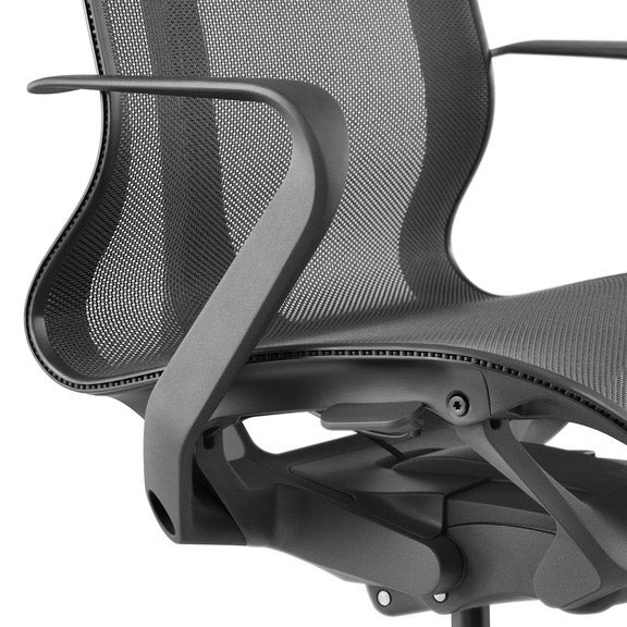 Cosm™ Chair - Mid Back - Herman Miller® - Chairs - White Frame/Chassis with Mineral Base - HORNE
